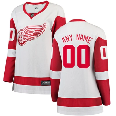 Fanatics Branded White Detroit Red Wings Breakaway - Maillot personnalisé