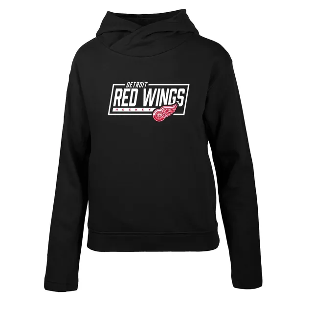 Detroit Red Wings Antigua Victory Colorblock Pullover Hoodie