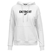 Sweat à capuche blanc Detroit Red Wings Adorn City Capsule pour femme Levelwear