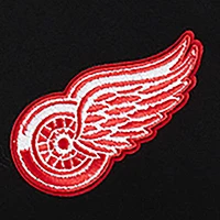 Sweat à capuche court pour femme Pro Standard Detroit Red Wings Jewels noir