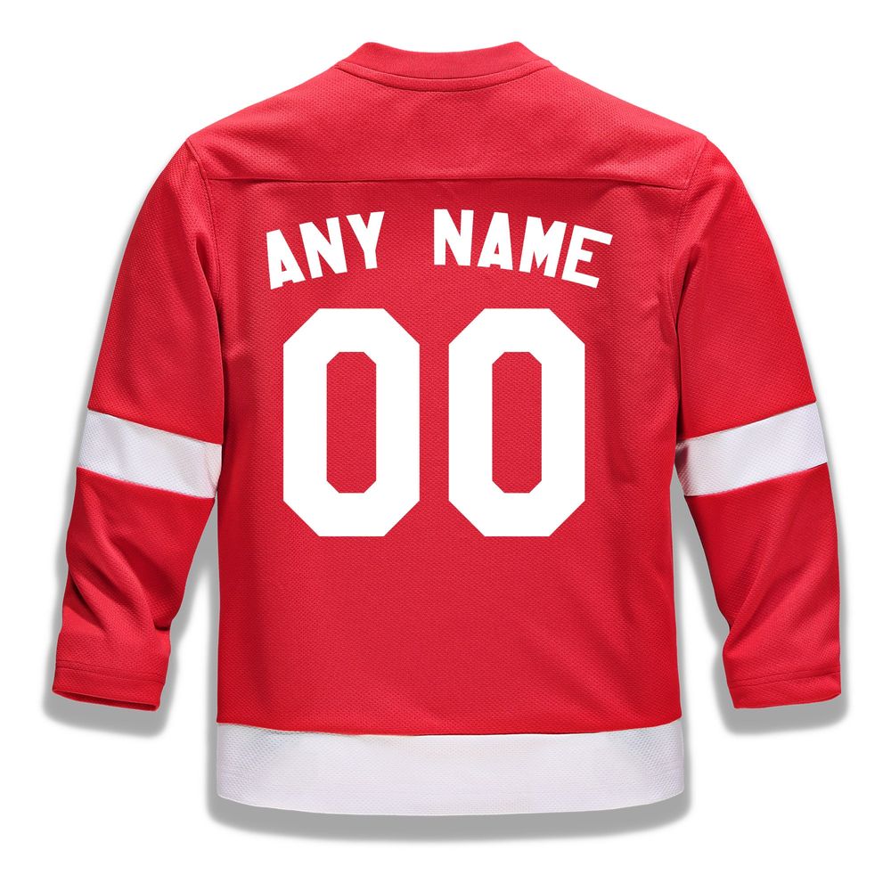 Detroit Red Wings Youth Fanatics Red Replica Jersey - Detroit City