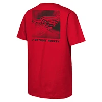 T-shirt rouge Atmosphere pour jeunes des Red Wings de Detroit