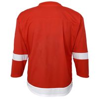 Youth Red Detroit Wings Home Replica Blank Jersey