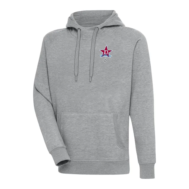 Men's Antigua White Dallas Cowboys Victory Pullover Hoodie