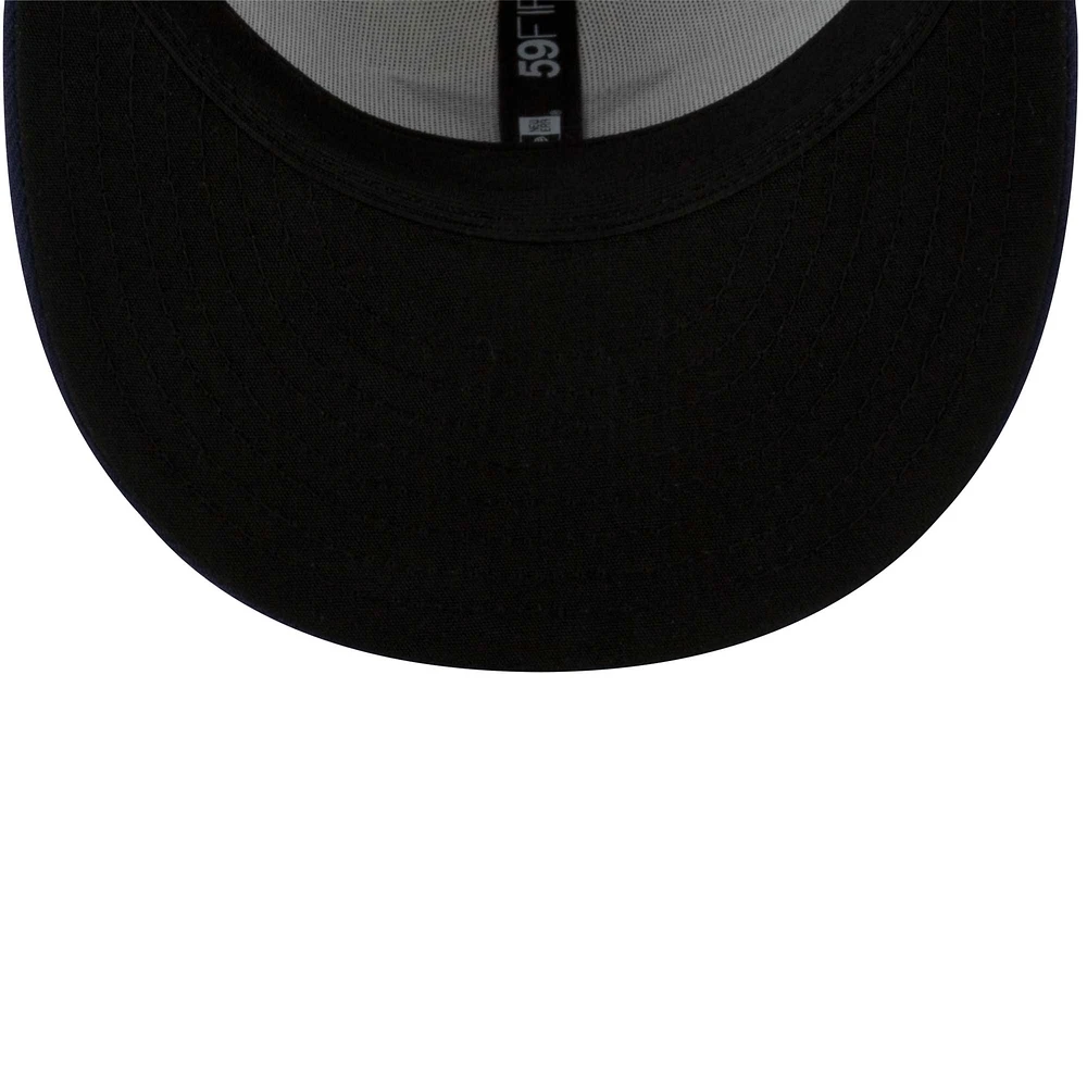 Casquette ajustée New Era Detroit Stars Collection Cooperstown Turn Back The Clock 59FIFTY blanche pour homme