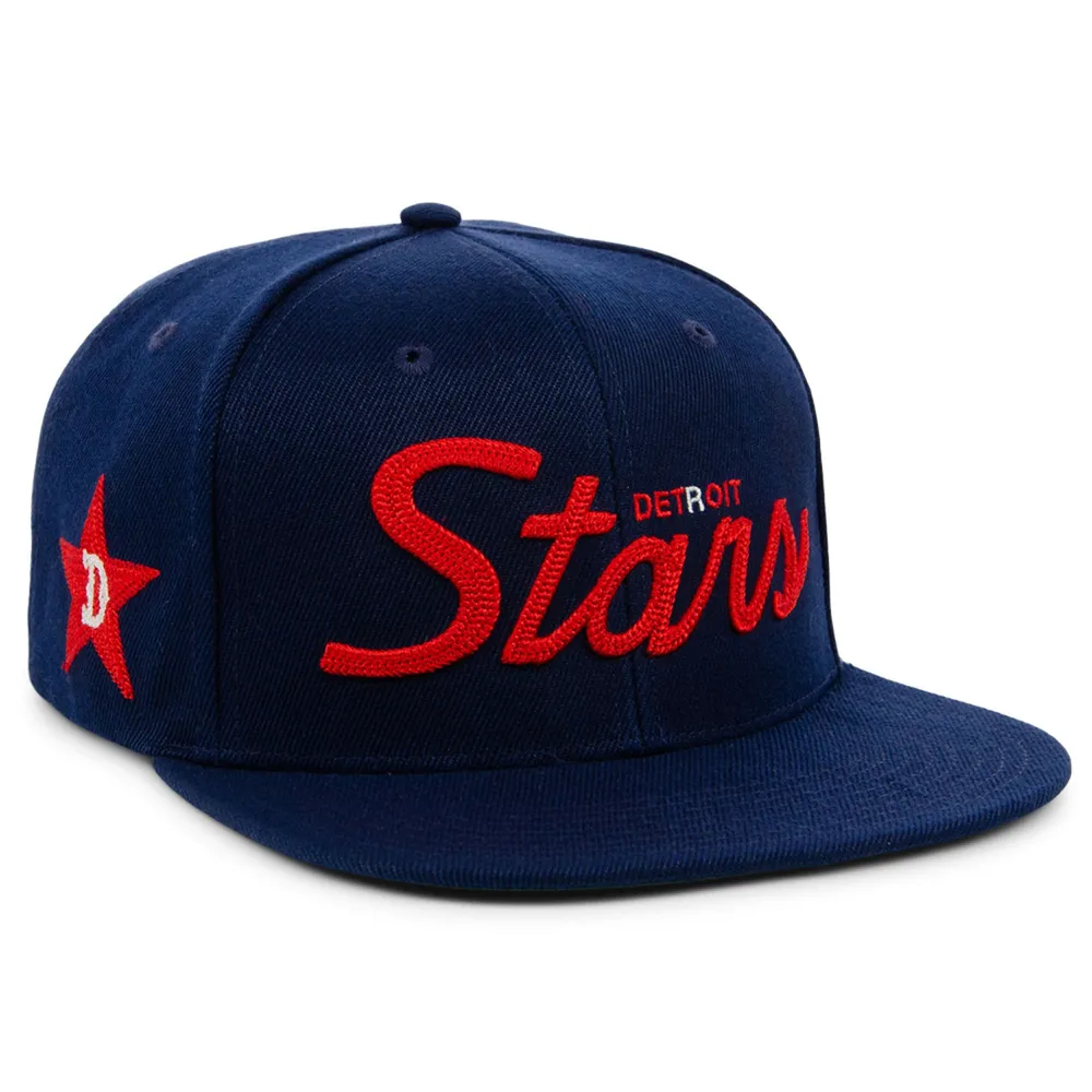 Men's Detroit Stars Rings & Crwns Navy Team Fitted Hat