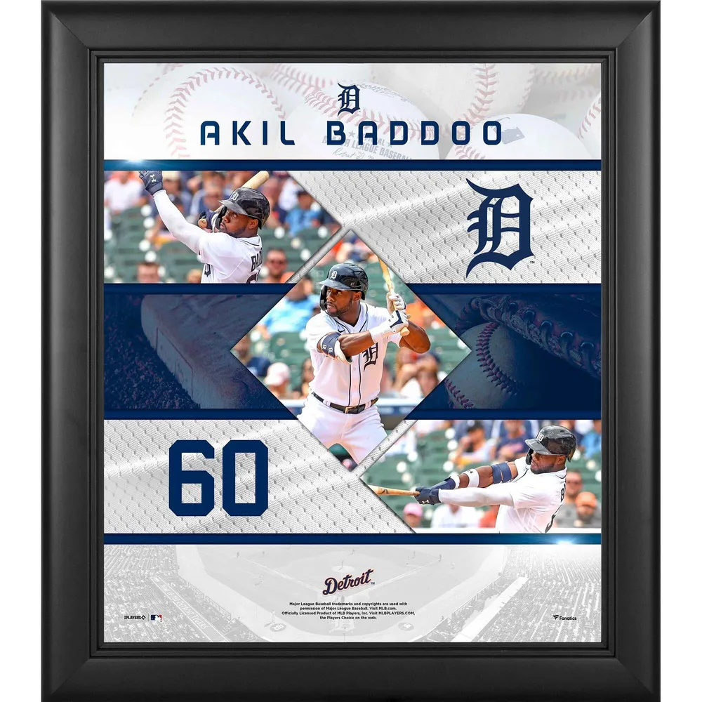 Akil Baddoo Men's Detroit Tigers Road Jersey - Gray Authentic