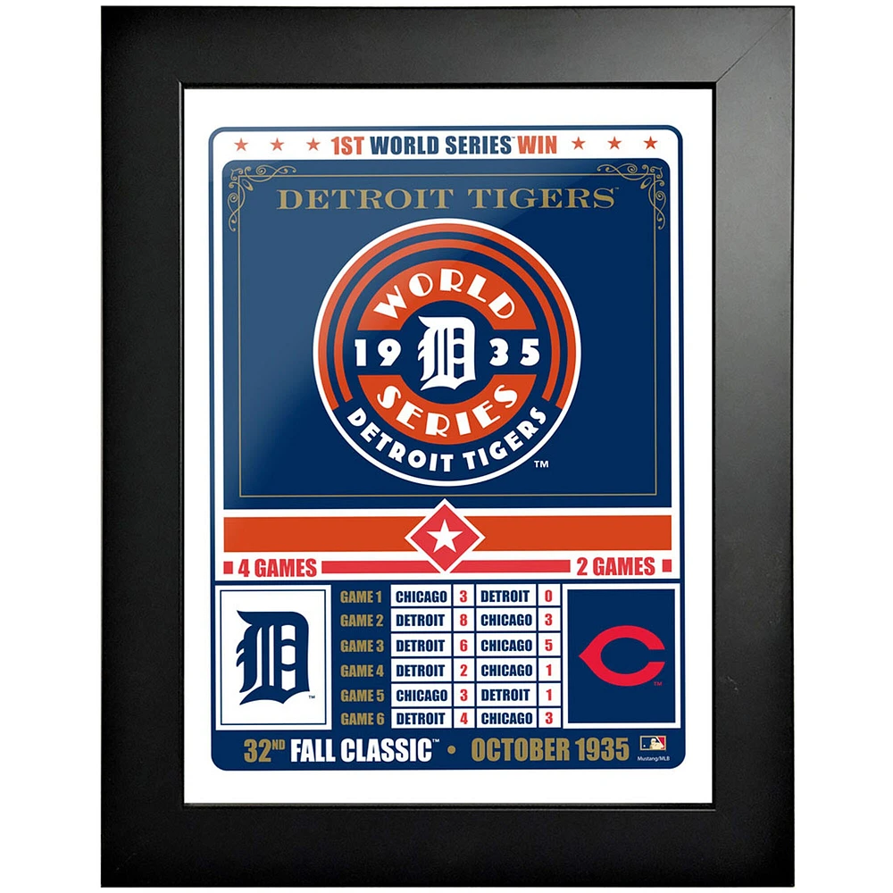 Detroit Tigers - 12'' x 16'' 1935 Fall Classic Framed Photo