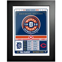 Detroit Tigers - 12'' x 16'' 1935 Fall Classic Framed Photo