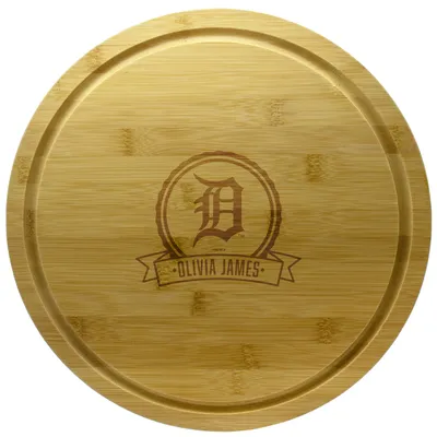 Detroit Tigers 13'' Personalized Rotating Bamboo Server