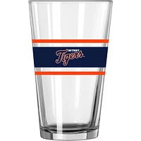 Detroit Tigers 16oz. Stripe Pint Glass