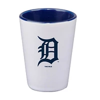 Tigres de Détroit 2oz. Tasse en céramique de couleur intérieure