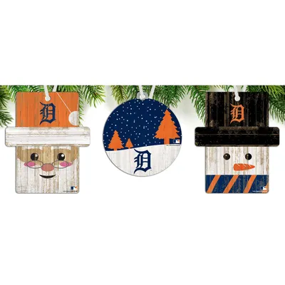 Detroit Tigers 3-Pack Ornament Set