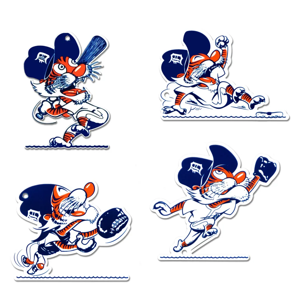 Lids Detroit Tigers 4-Pack Mascot Steel Magnet Set