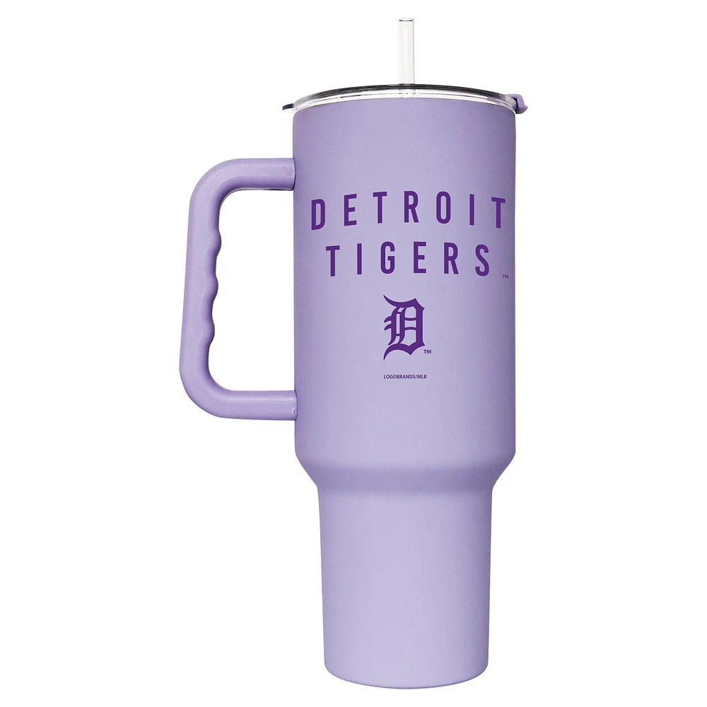 Detroit Tigers 40oz. Lavender Soft Touch Tumbler