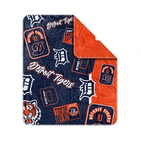 Couverture tissée Dream Weave des Detroit Tigers 50" x 60"