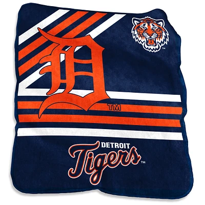 Jeté Raschel en peluche 50 po x 60 po des Detroit Tigers