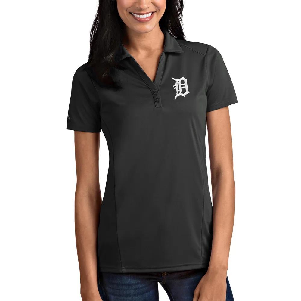 Antigua Men's Detroit Tigers Tribute Short Sleeve Polo Shirt