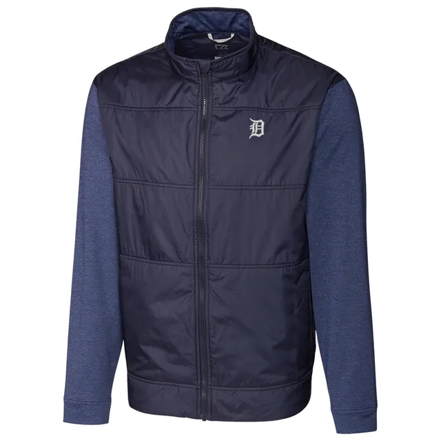 Lids Detroit Tigers Big & Tall Tricot Track Full-Zip Jacket - Navy