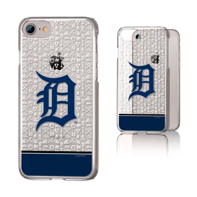 Detroit Tigers iPhone 6/6s/7/8 Logo Stripe Clear Case