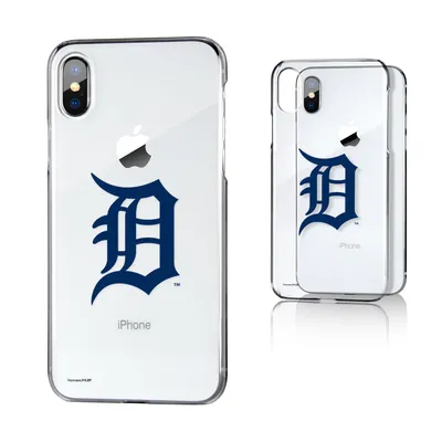 Detroit Tigers iPhone X/Xs Logo Clear Case