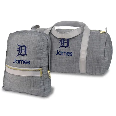 Detroit Tigers Personalized Small Backpack and Duffle Bag Set