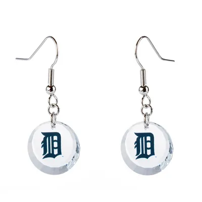 Detroit Tigers Swarovski Pick Off Earrings