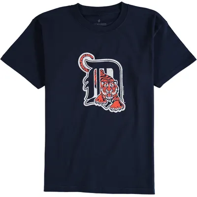 Men's Fanatics Branded Navy Detroit Tigers Hometown Logo T-Shirt