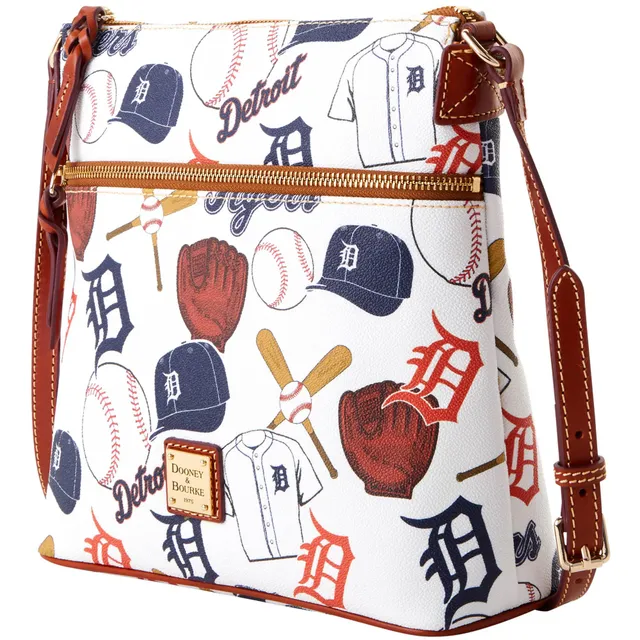 DOONEY & BOURKE Chicago Cubs Zip Zip Stadium women's satchel purse - BROWN