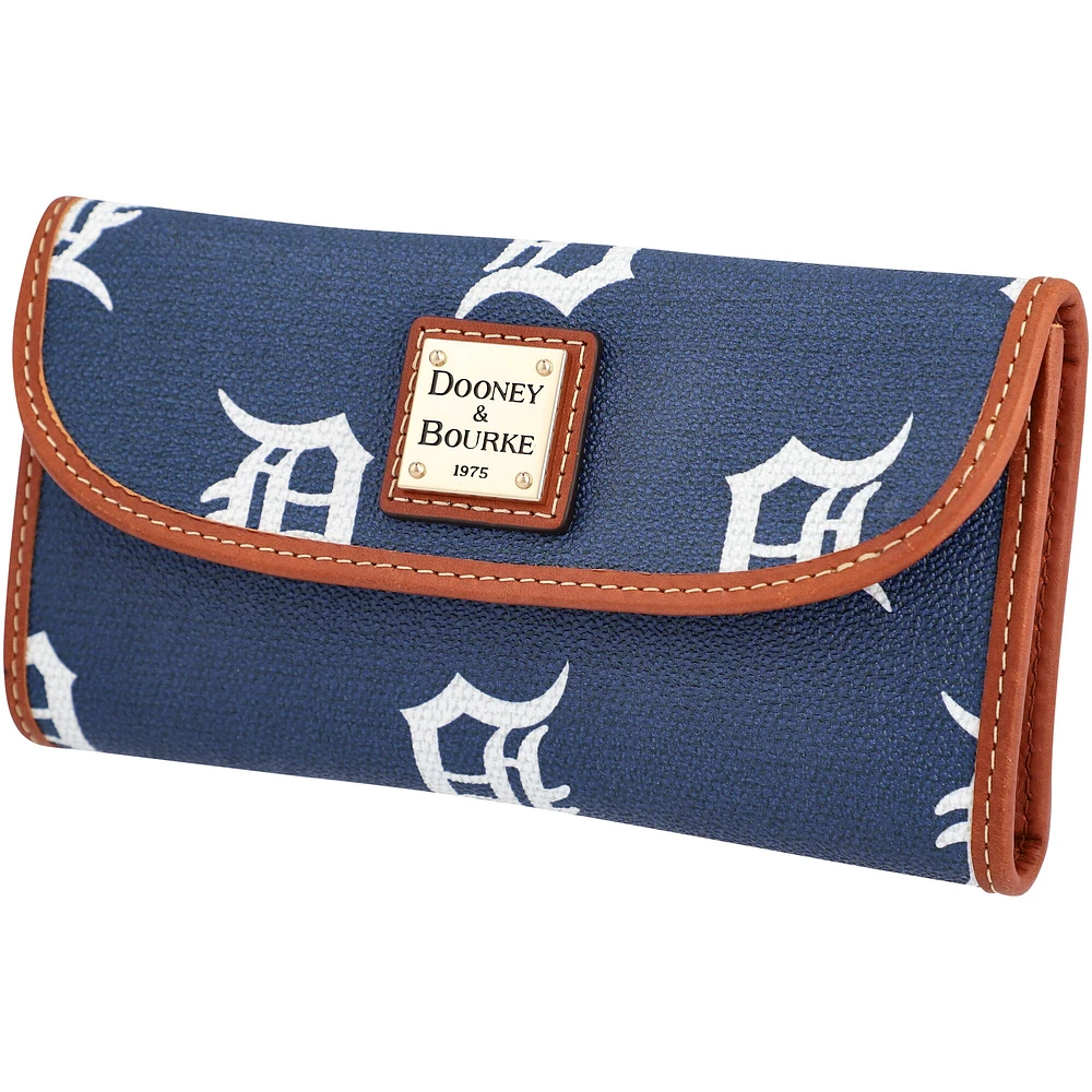 Dooney & Bourke Detroit Tigers Pochette continentale sportive à monogramme