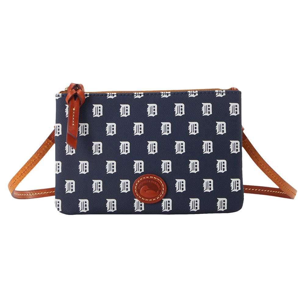 Dooney & Bourke Detroit Tigers Top Zip Crossbody Purse