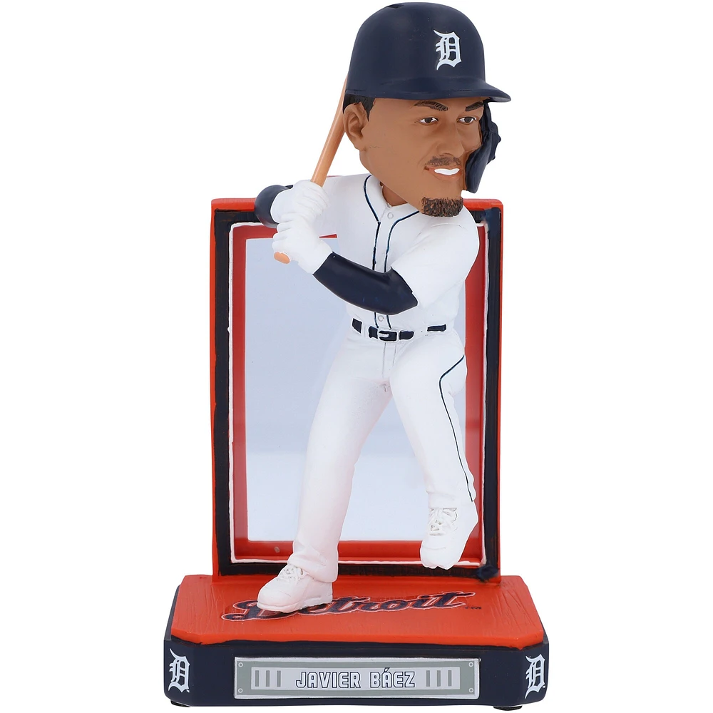 FOCO Javier Baez Detroit Tigers Trading Card Bobblehead