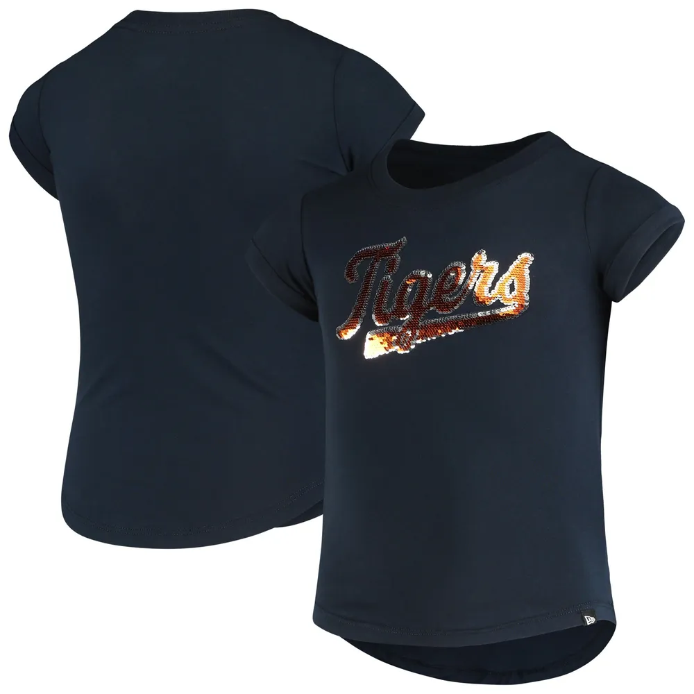 New Era Girls Youth Navy New York Yankees Team Half Sleeve T-shirt