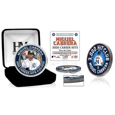Highland Mint Miguel Cabrera Final Game 13 x 16 Silver Coin Photo