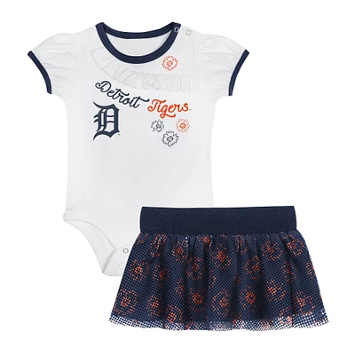 Ensemble body et jupe doux des Detroit Tigers pour bébé