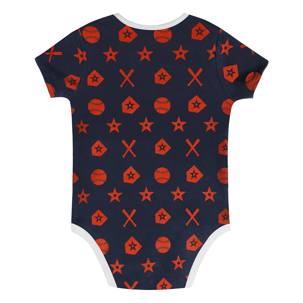 Ensemble de couvre-couches 2 pièces pour bébé On Deck des Detroit Tigers la marine