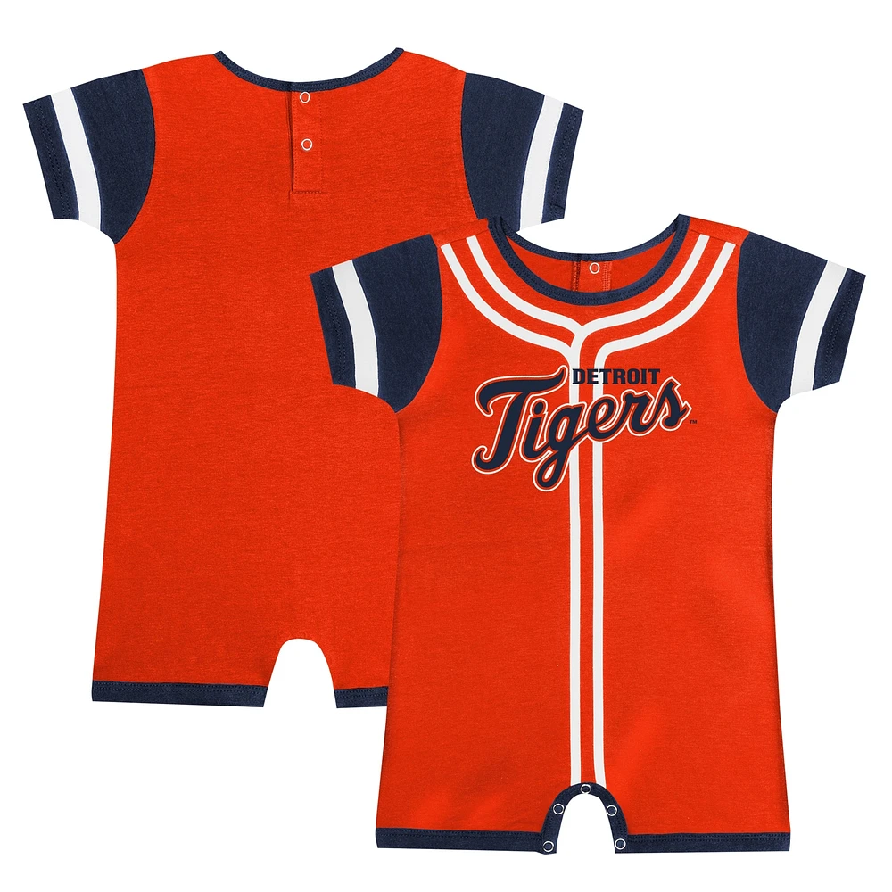 Barboteuse orange Fast Pitch des Detroit Tigers pour bébé