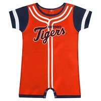 Barboteuse orange Fast Pitch des Detroit Tigers pour bébé