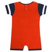 Barboteuse orange Fast Pitch des Detroit Tigers pour bébé