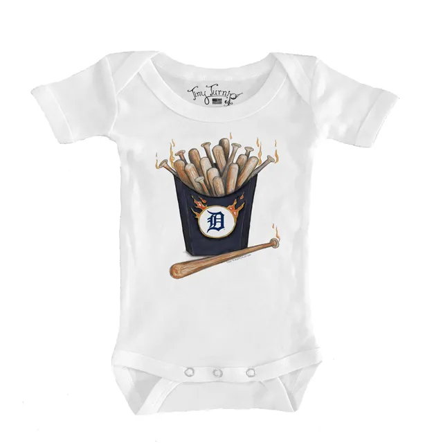 Infant Toronto Blue Jays Tiny Turnip White Heart Banner T-Shirt