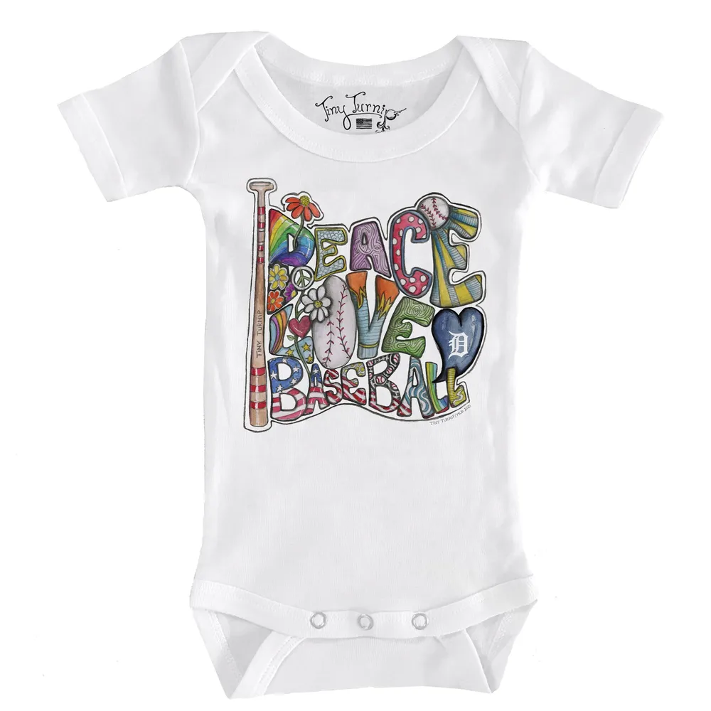 Lids Detroit Tigers Tiny Turnip Infant James Bodysuit - White