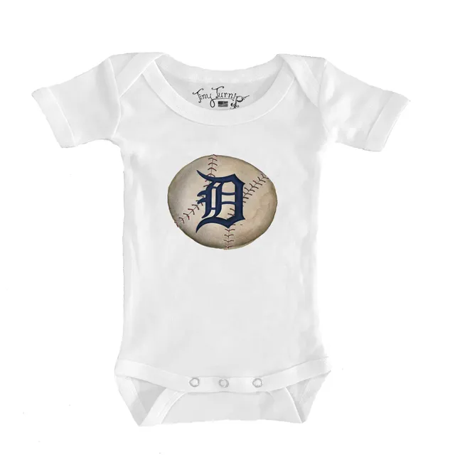Lids Detroit Tigers Tiny Turnip Infant Stitched Baseball Bodysuit - White