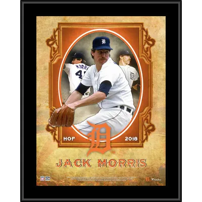 Detroit Tigers Jack Morris Fanatics Authentic Framed 15 x 17 Hall