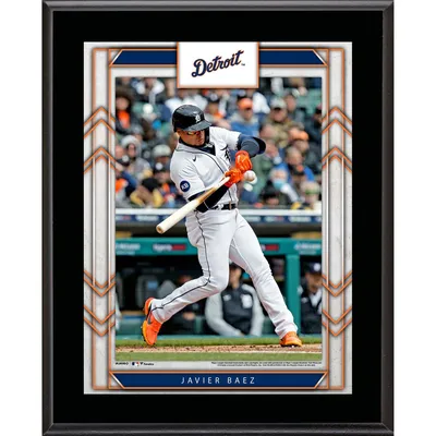 Detroit Tigers Javier Baez 24.25 x 35.75 Framed Player Poster