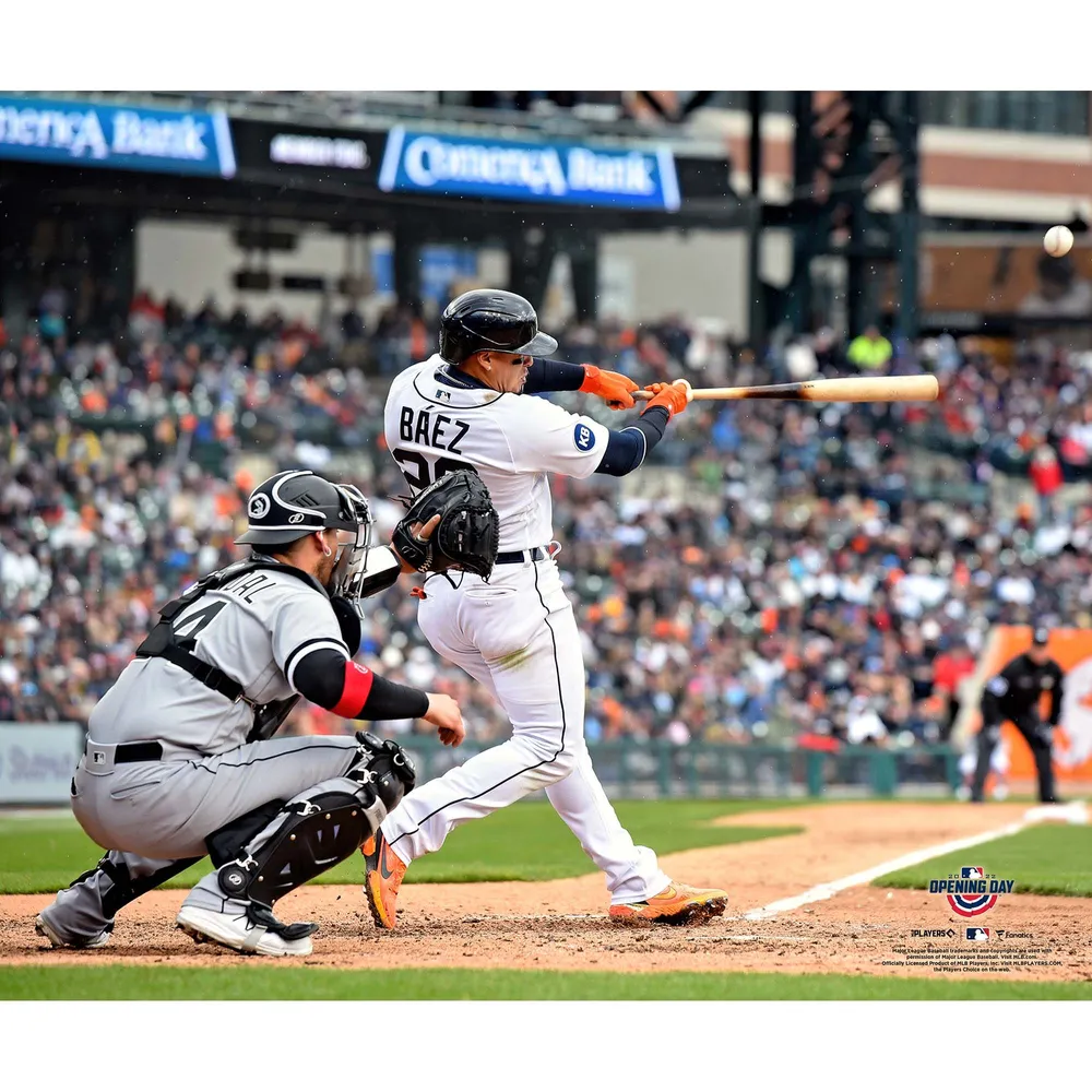 Javier Baez New York Mets Unsigned Debut Home Run Photograph