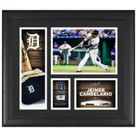 Fanatics Authentic Jose Altuve Houston Astros Framed 5-Photograph Collage with Piece of Game-Used Ball
