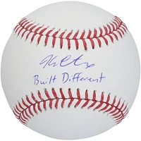 Balle de baseball autographiée par Kerry Carpenter des Detroit Tigers avec l'inscription « Built Different »
