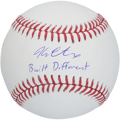 Balle de baseball autographiée par Kerry Carpenter des Detroit Tigers avec l'inscription « Built Different »