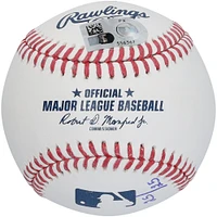 Balle de baseball autographiée Kerry Carpenter des Detroit Tigers avec inscriptions multiples - Édition limitée n° 25/25
