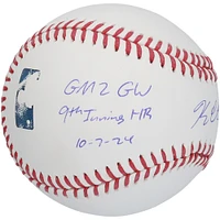 Balle de baseball autographiée par Kerry Carpenter des Detroit Tigers avec inscriptions multiples - Édition limitée à 25 exemplaires